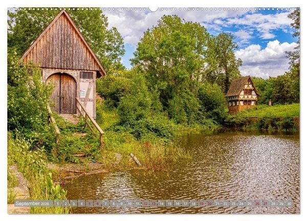 Produktbild: Ein Blick auf Holzminden an der Weser (hochwertiger Premium Wandkalender 2026 DIN A2 quer), Kunstdruck in Hochglanz