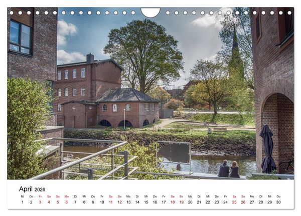 Produktbild: Buxtehude - Eine Perle in Niedersachsen (Wandkalender 2026 DIN A4 quer), CALVENDO Monatskalender