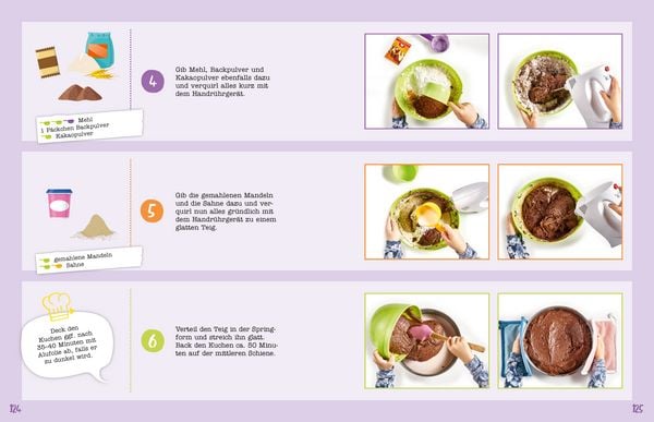 Produktbild: Kinderleicht backen nach Bildern. Das clevere Back-Set f&uuml;r Kinder ab 6 Jahren
