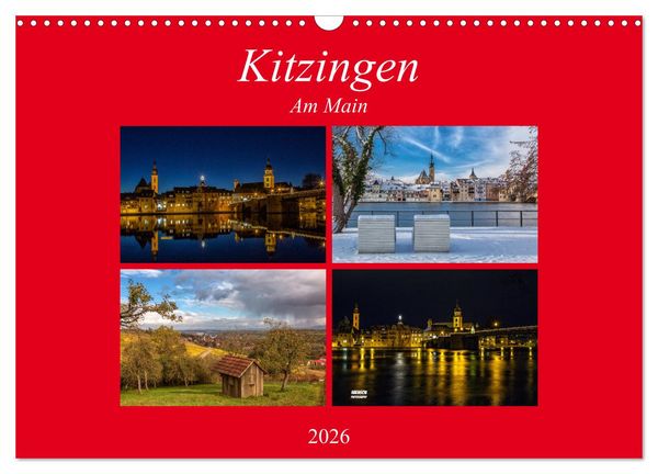 Produktbild: Kitzingen am Main (Wandkalender 2026 DIN A3 quer), CALVENDO Monatskalender