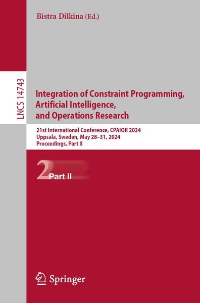 Produktbild: Integration of Constraint Programming, Artificial Intelligence, and Operations Research