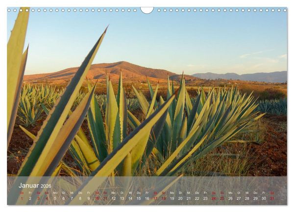 Produktbild: Bekanntes und Unbekanntes MEXIKO (Wandkalender 2026 DIN A3 quer), CALVENDO Monatskalender
