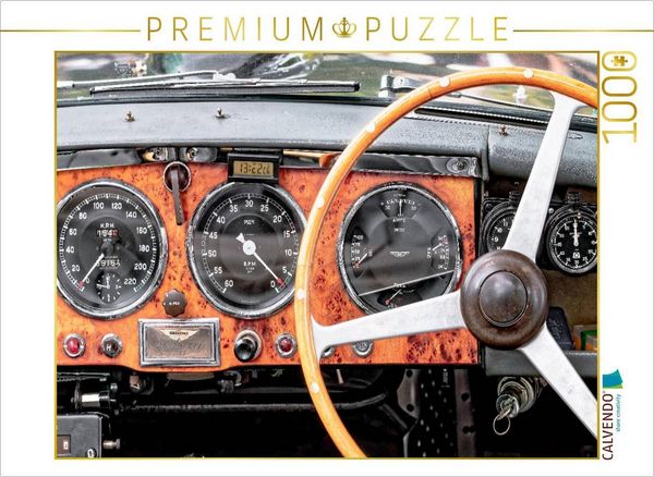 CALVENDO Puzzle Oldtimer - Cockpits vergangener Zeiten | 1000 Teile Lege-Größe 64x48cm Foto-Puzzle für glückliche Stunden