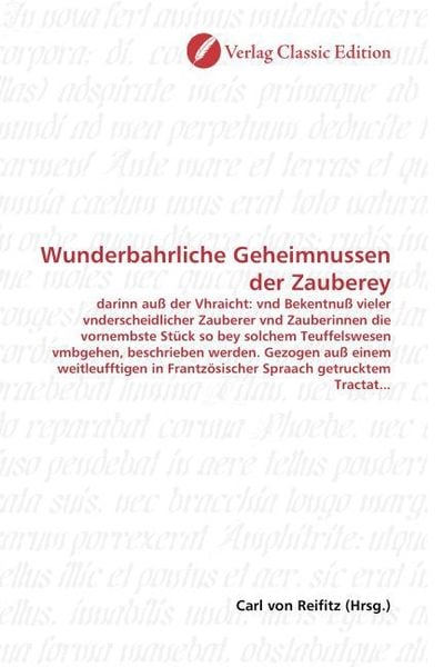 Produktbild: Wunderbahrliche Geheimnussen der Zauberey