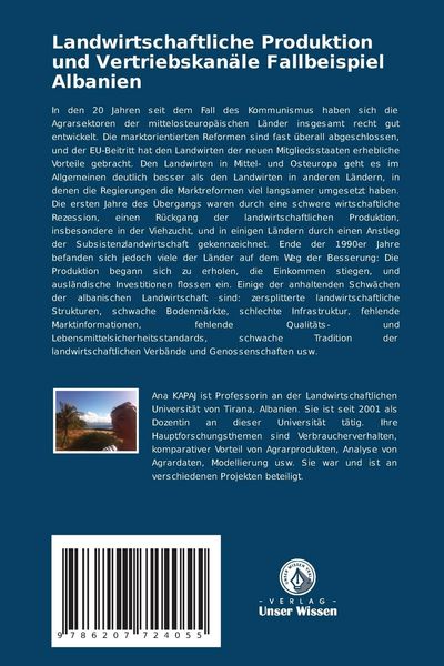 Produktbild: Landwirtschaftliche Produktion und Vertriebskan&auml;le Fallbeispiel Albanien