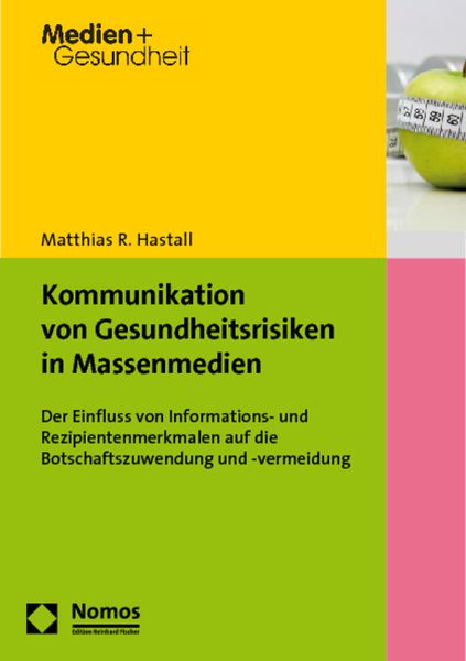 Produktbild: Kommunikation von Gesundheitsrisiken in Massenmedien