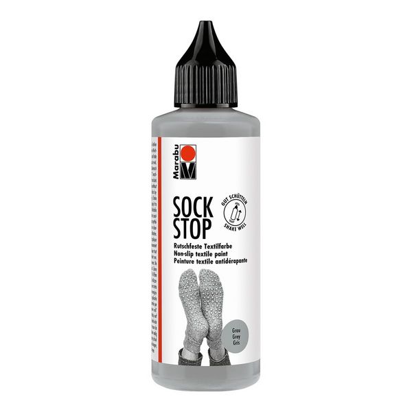 Produktbild: Marabu Sock Stop Rutschfeste Textilfarbe grau