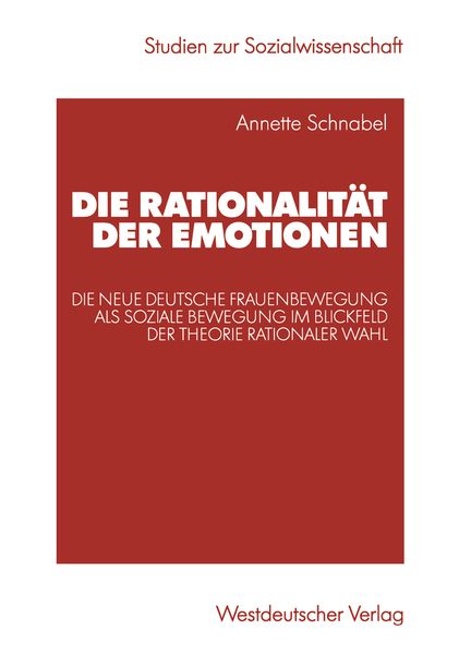 Produktbild: Die Rationalit&auml;t der Emotionen