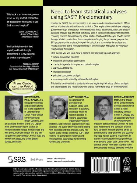 Produktbild: SAS Univariate and Multivariate 2e