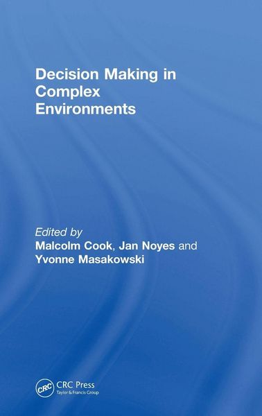 Produktbild: Decision Making in Complex Environments