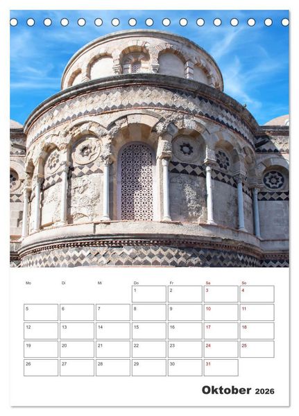 Produktbild: Messina - Reiseplaner (Tischkalender 2026 DIN A5 hoch), CALVENDO Monatskalender