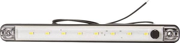 Produktbild: WAS LED Innenraumleuchte 728 SWITCH LW10 LED 12V (B x H x T) 238 x 25 x 10.4mm Schalter