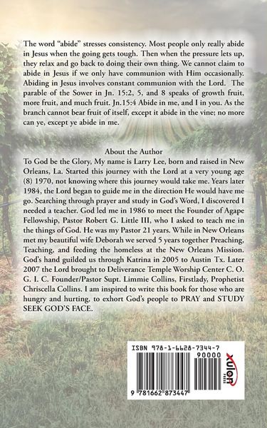 Produktbild: Abide in Me, and I in you