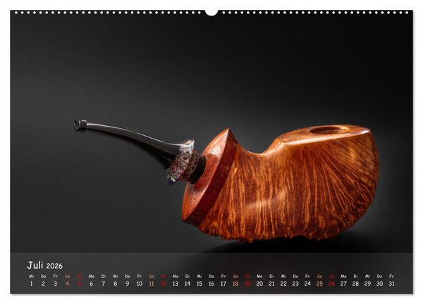 Produktbild: Pfeifenwelten (Wandkalender 2026 DIN A2 quer), CALVENDO Monatskalender