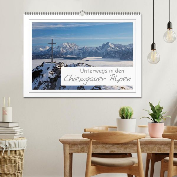 Produktbild: Unterwegs in den Chiemgauer Alpen (Wandkalender 2026 DIN A2 quer), CALVENDO Monatskalender
