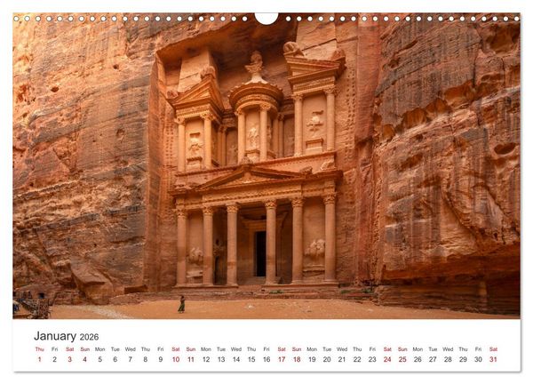 Produktbild: Jordan Sand, Stone and Salt (Wall Calendar 2026 DIN A3 landscape), CALVENDO 12 Month Wall Calendar