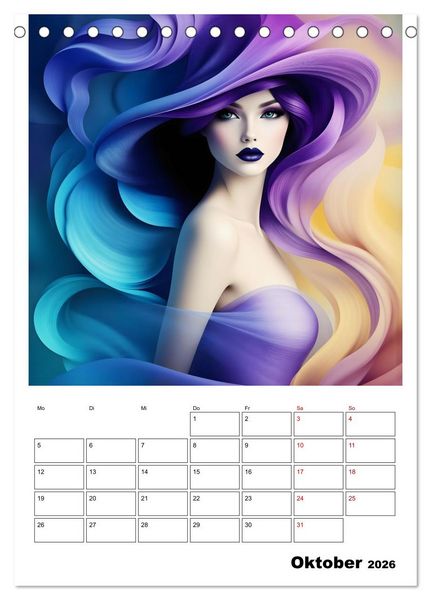 Produktbild: Hinrei&szlig;ende Portraits (Tischkalender 2026 DIN A5 hoch), CALVENDO Monatskalender