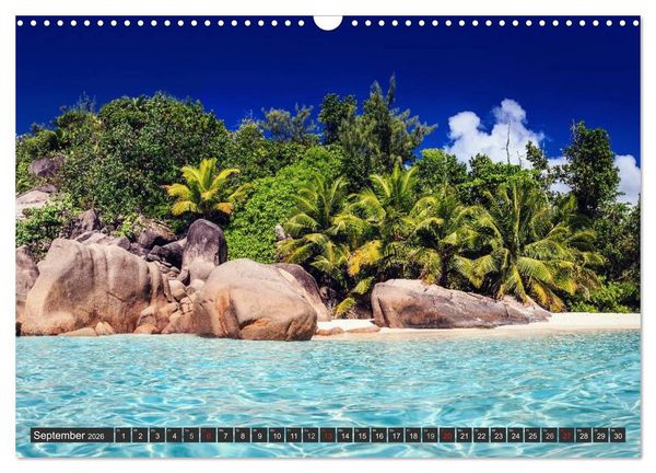 Produktbild: Seychellen &ndash; Traumstr&auml;nde im Paradies (Wandkalender 2026 DIN A3 quer), CALVENDO Monatskalender