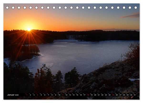 Produktbild: Reiseland Schweden (Tischkalender 2026 DIN A5 quer), CALVENDO Monatskalender
