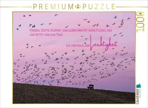 Produktbild: CALVENDO Puzzle Leichtigkeit | 1000 Teile Lege-Gr&ouml;&szlig;e 64x48cm Foto-Puzzle f&uuml;r gl&uuml;ckliche Stunden