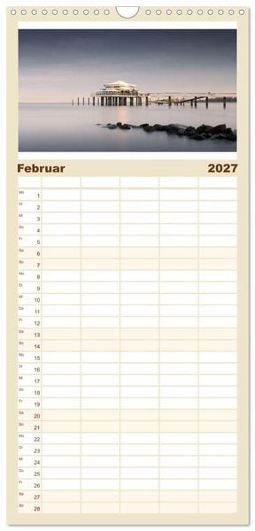 Produktbild: Familienplaner 2027 - Schleswig-Holstein - Momente zwischen den Meeren mit 5 Spalten (Wandkalender, 21 x 45 cm) CALVENDO