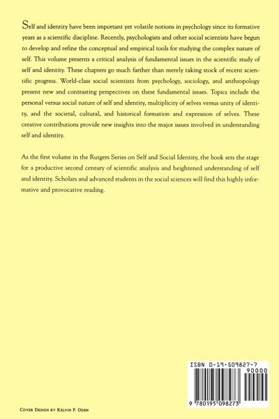 Produktbild: Self and Identity