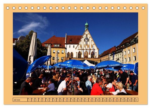Produktbild: Amberg und seine Feste (Tischkalender 2026 DIN A5 quer), CALVENDO Monatskalender