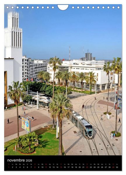 Produktbild: Collection MAROC RABAT (Calendrier mural 2026 DIN A4 horizontal), CALVENDO calendrier mensuel