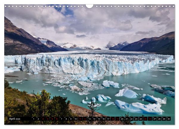 Produktbild: Patagonien mit Feuerland (Wandkalender 2026 DIN A3 quer), CALVENDO Monatskalender