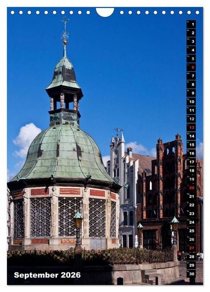 Produktbild: Zauberhaftes Wismar (Wandkalender 2026 DIN A4 hoch), CALVENDO Monatskalender