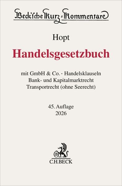 Produktbild: Handelsgesetzbuch. HGB