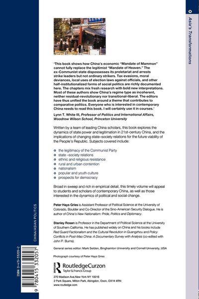 Produktbild: State and Society in 21st Century China