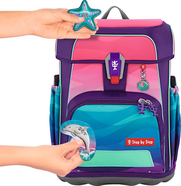 Produktbild: STEP BY STEP&reg; Schulrucksack Zubeh&ouml;rset Magic Mags, Dolphin Lana