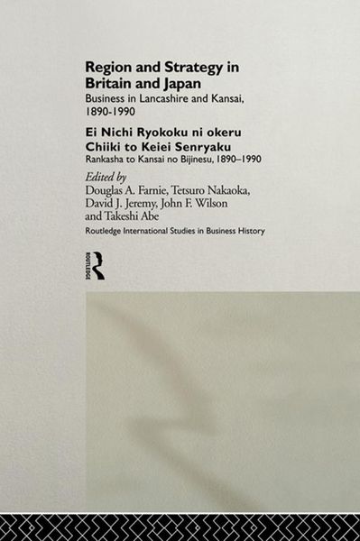Produktbild: Region and Strategy in Britain and Japan