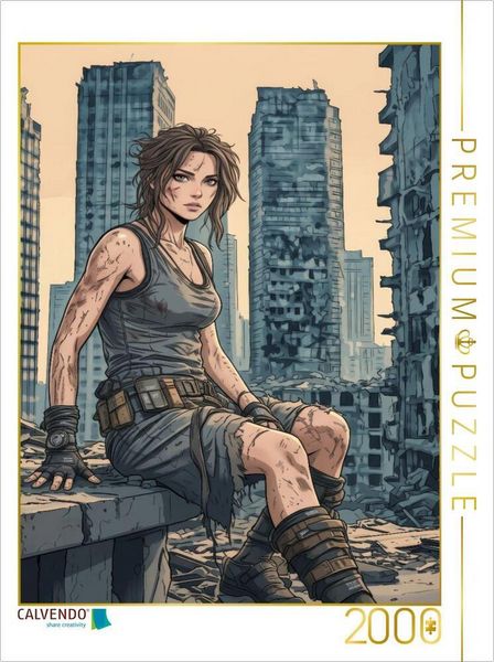 CALVENDO Puzzle Kimberly und das Atemholen im Spätsommerwind | 2000 Teile Lege-Größe 90x67cm Foto-Puzzle für glückliche Stunden