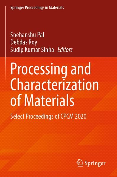 Produktbild: Processing and Characterization of Materials
