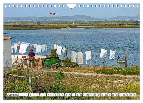 Produktbild: Die Sandalgarve - Der flache K&uuml;stenabschnitt im S&uuml;dosten Portugals (Wandkalender 2026 DIN A4 quer), CALVENDO Monatskalender
