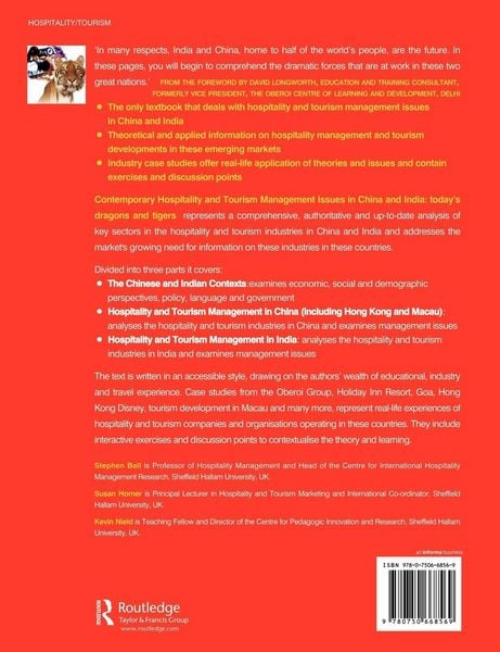 Produktbild: Contemporary Hospitality and Tourism Management Issues in China and India