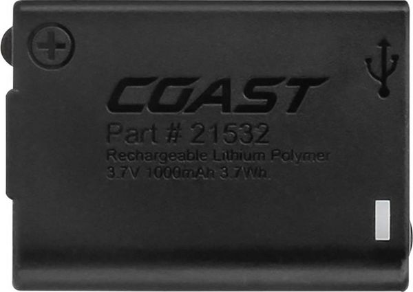 Produktbild: Coast 21532 Ersatz-Akku LED Kopflampe FL75R Schwarz