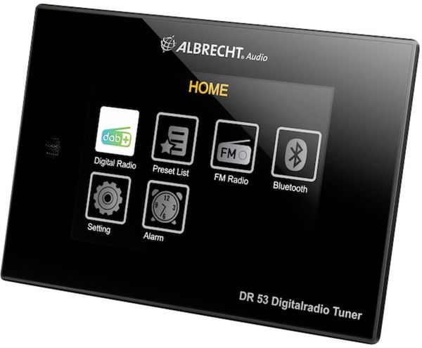 Produktbild: Albrecht DR 53 DAB+/UKW/Bluetooth Tischradio DAB, DAB+, UKW Inkl. Fernbedienung, Spotify Schwarz