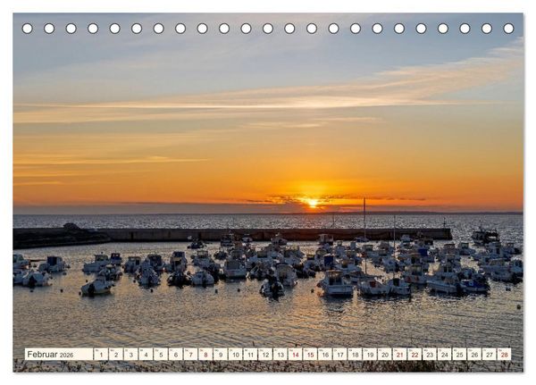 Produktbild: Bretagne - Traumk&uuml;sten im s&uuml;dlichen Finist&egrave;re (Tischkalender 2026 DIN A5 quer), CALVENDO Monatskalender