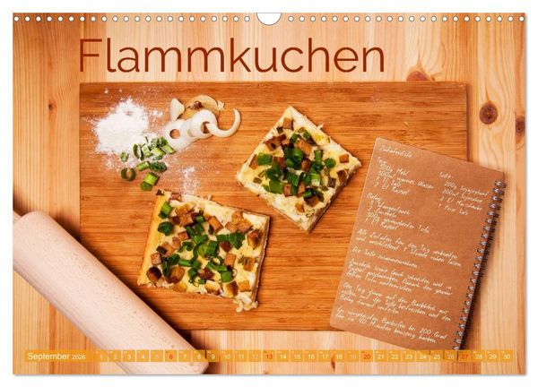 Produktbild: Einfache vegane Rezepte (Wandkalender 2026 DIN A3 quer), CALVENDO Monatskalender