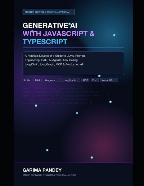 Produktbild: Generative AI with JavaScript & TypeScript