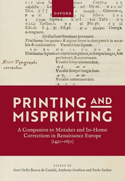 Produktbild: Printing and Misprinting