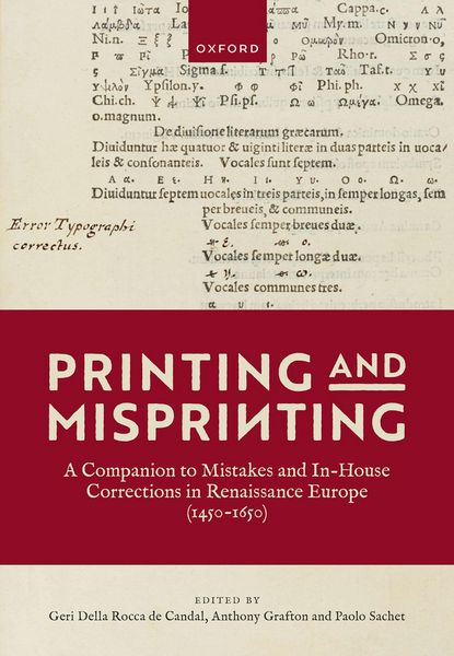 Produktbild: Printing and Misprinting