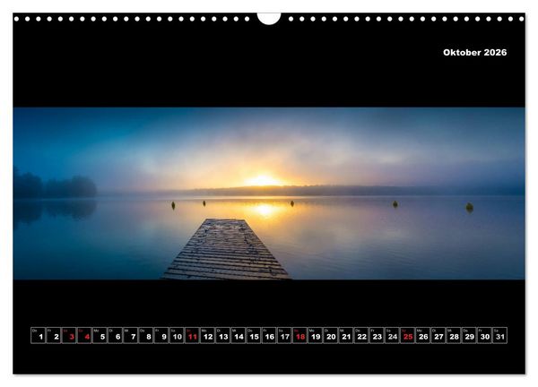 Produktbild: Weitblicke - Panoramen (Wandkalender 2026 DIN A3 quer), CALVENDO Monatskalender