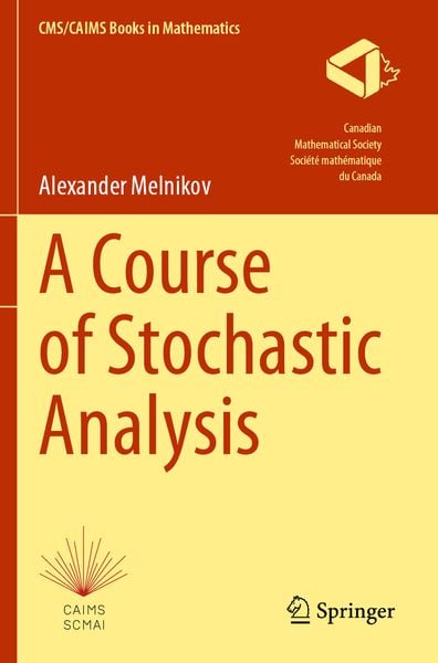 Produktbild: A Course of Stochastic Analysis