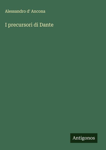 Produktbild: I precursori di Dante