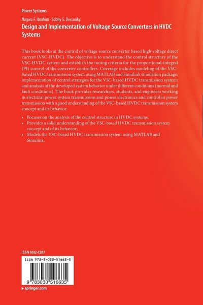Produktbild: Design and Implementation of Voltage Source Converters in HVDC Systems