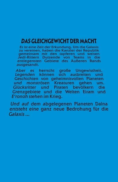 Produktbild: Star Wars Comics: Die Hohe Republik - Das Gleichgewicht der Macht
